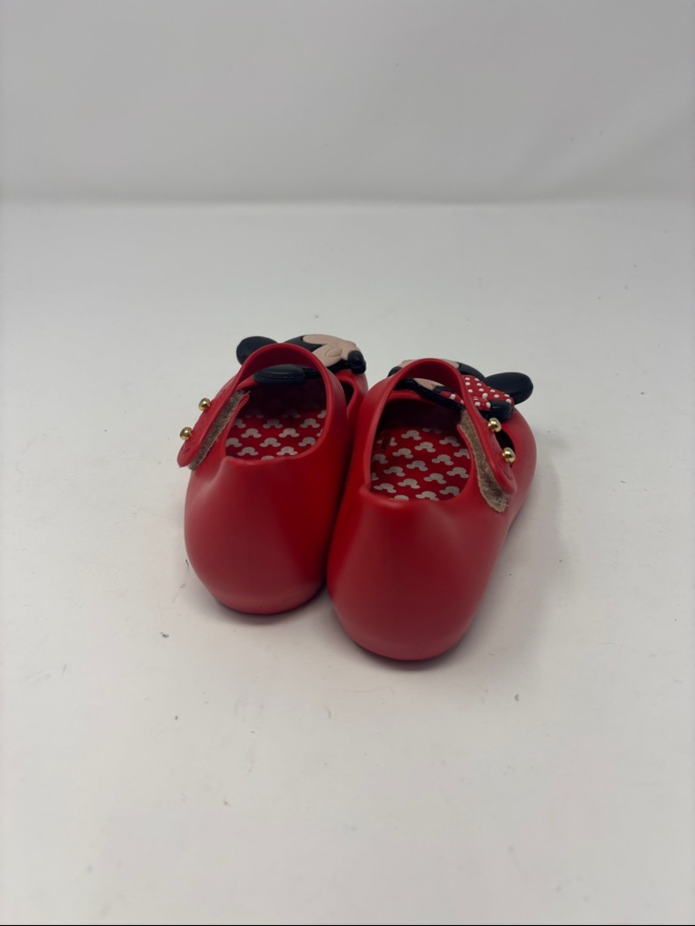 Mini Melissa x Disney Minnie & Mickey Red Kids Mary Jane Shoes 7 - Picture 4 of 7